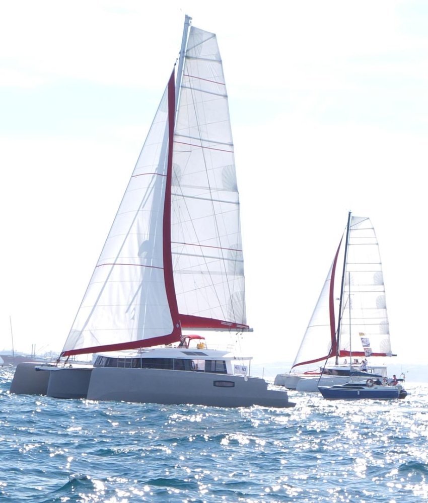 2 trimarans NEEL prennent le départ de l'ARC 2020 7